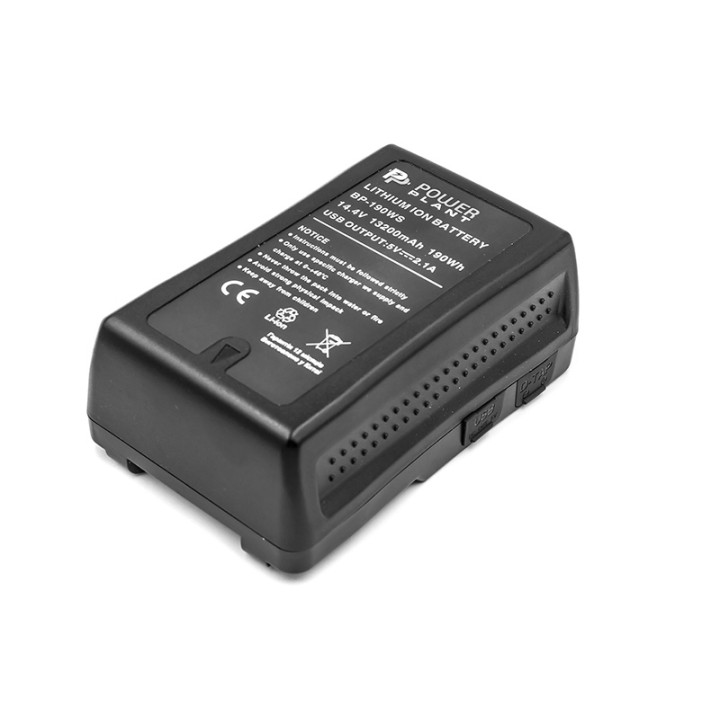 Акумулятор V-mount PowerPlant для Sony BP-190WS 13200mAh, Black