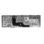 Клавіатура для ноутбука HP 6540B, 6545B, 6550B чорний фрейм, Black