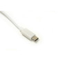 USB Кабель PowerPlant USB Type-C - RJ45, 12 см, White