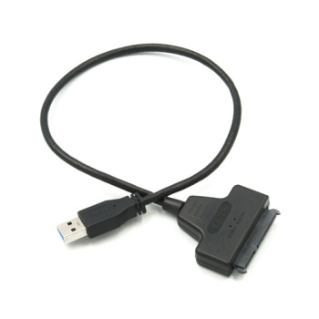 Перехідник PowerPlant USB 3.0 to SATA для жорсткого диска HDD, Black