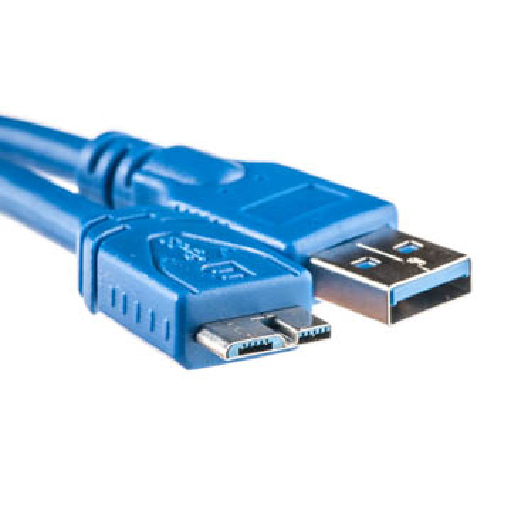 USB Кабель PowerPlant USB 3.0 AM - Micro, 1.5м, Blue