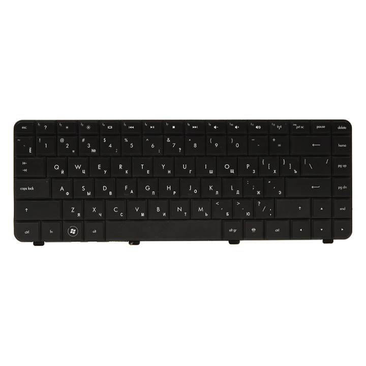 Клавіатура для ноутбука HP Presario CQ42, G42 чорний фрейм, Black