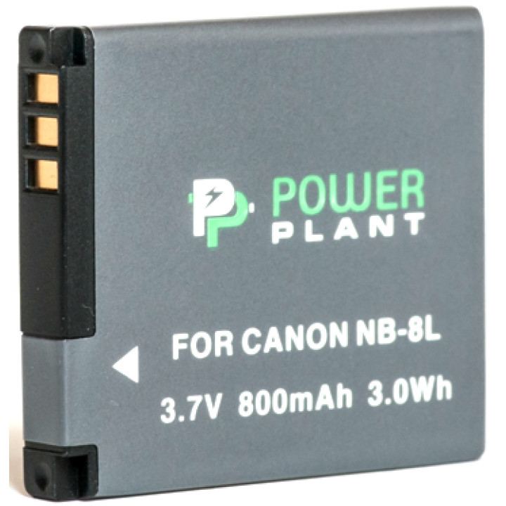 Аккумулятор PowerPlant для Canon NB-8L 800mAh