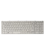 Клавиатура для ноутбука TOSHIBA Satellite C850, C870 белый фрейм, White