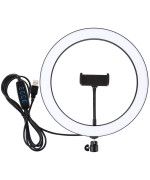 Кільцева USB LED лампа Puluz PU407 11.8", Black
