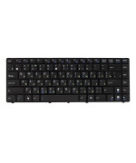 Клавіатура для ноутбука ASUS A42, K42, N82 чoрний фрейм, Black
