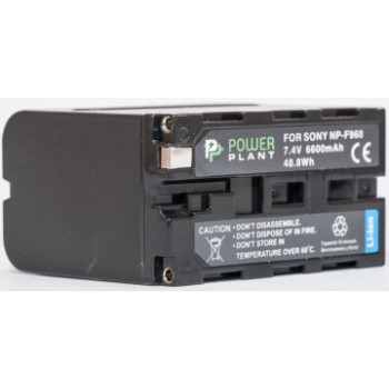 Акумулятор PowerPlant для Sony NP-F960, NP-F970 6600mAh, Black