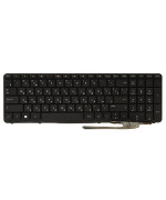 Клавиатура для ноутбука HP 250 G2, G3; 255 G2, G3; 256 G2, G3 черный фрейм, Black