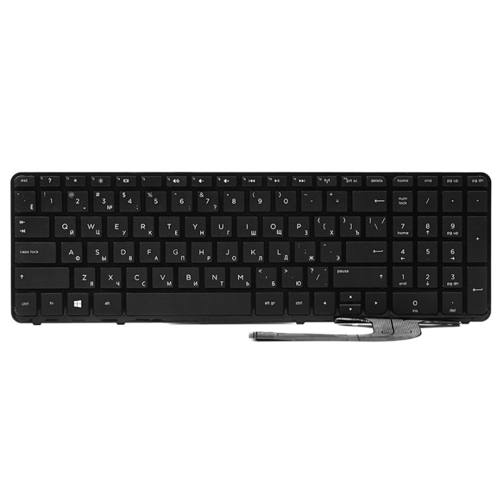 Клавіатура для ноутбука HP 250 G2, G3; 255 G2, G3; 256 G2, G3 чорний фрейм, Black