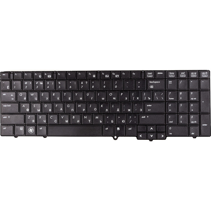 Клавиатура для ноутбука HP Elitebook 8540P, 8540W, Black