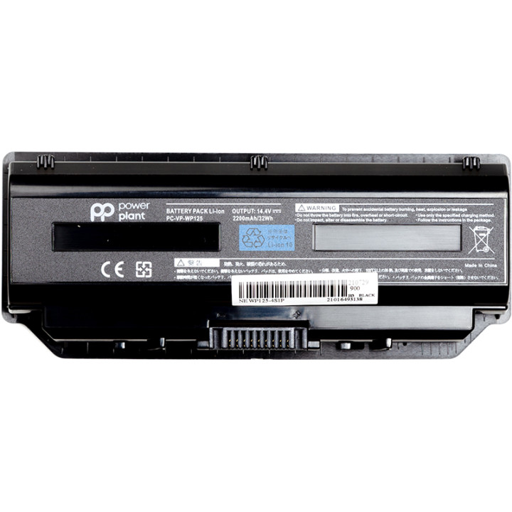 Акумулятор PowerPlant WP125-4S1P для ноутбуків NEC PC-VP-WP125 14.4V 2200mAh