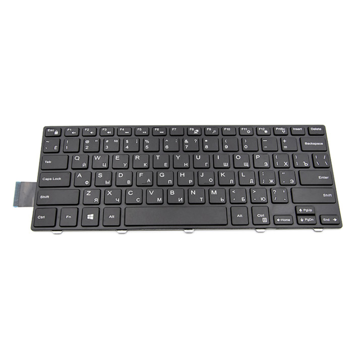 Клавіатура для ноутбука DELL Inspiron 5447 чорний фрейм, Black
