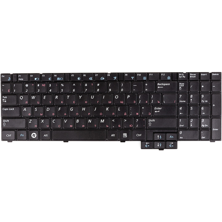 Клавиатура для ноутбука SAMSUNG NP-RV508, NP-R530, Black