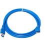 USB Кабель PowerPlant USB 3.0 AM - Micro, 1.5м, Blue
