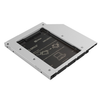 Адаптер підключення HDD/SSD 2.5" у відсік приводу ноутбука ORICO L95SS-V1-PRO, Metal