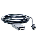 Відео кабель PowerPlant HDMI MHL - micro USB 1.8м, Black