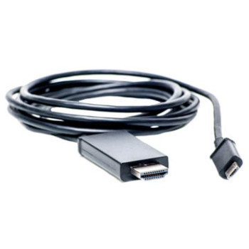 Відео кабель PowerPlant HDMI MHL - micro USB 1.8м, Black