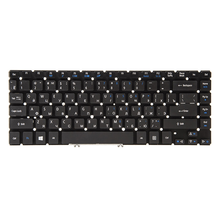 Клавіатура для ноутбука ACER Aspire V5-471 без фрейму, Black