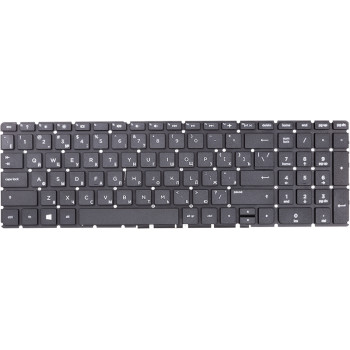 Клавиатура для ноутбука HP 250 G4, 255 G4, 256 G4 черный фрейм, Black
