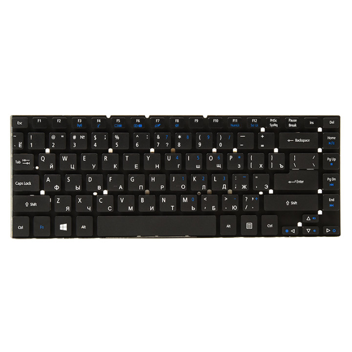 Клавіатура для ноутбука ACER Aspire 3830, 4830, без кадру, Black