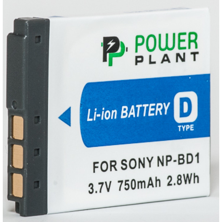 Aкумулятор PowerPlant для Sony NP-BD1, NP-FD1 750mAh