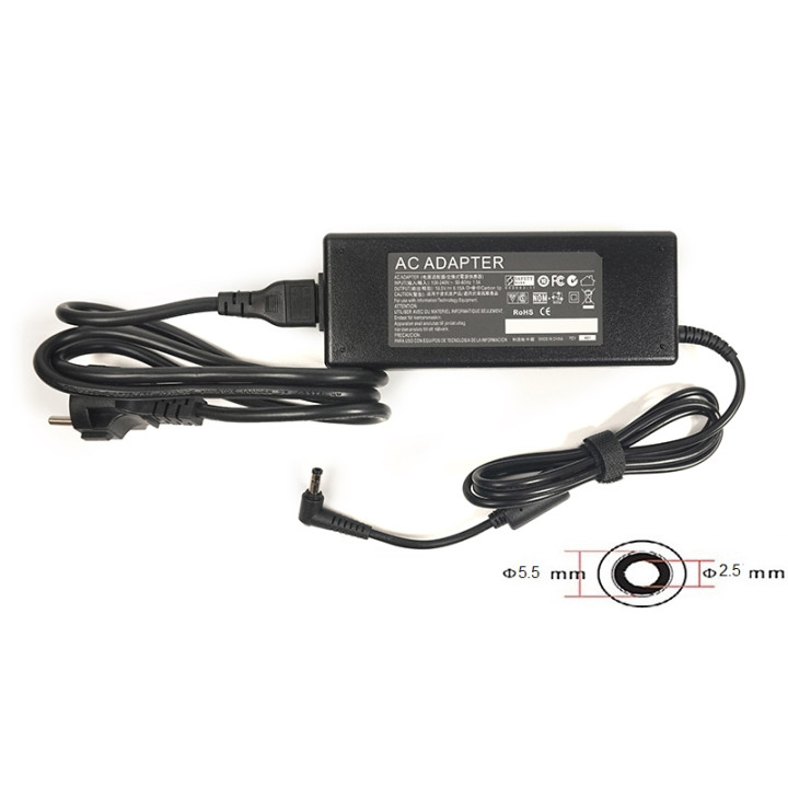 Блок питания PowerPlant для ноутбука IBM / LENOVO 220V, 19.5V 120W 6.15A 5.5 х 2.5