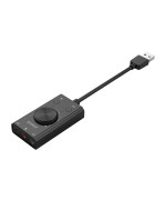 Внешняя звуковая карта ORICO SC2-BK USB, Black