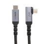 USB Кабель PowerPlant USB3.1, USB-C - USB-C, 10Gbps, 100W, 20V / 5A, 4K / 60HZ, 1м, Black