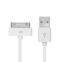 Data Кабель PowerPlant USB 2.0 AM – I-POD, 1м, White