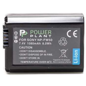 Aккумулятор PowerPlant для Sony NP-FW50 1080mAh