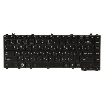 Клавіатура для ноутбука TOSHIBA Satellite L600 чорний фрейм, Black