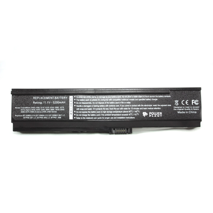 Акумулятор PowerPlant для ноутбуків ACER Aspire 3030 (BT.00603.010) 11.1V 5200mAh