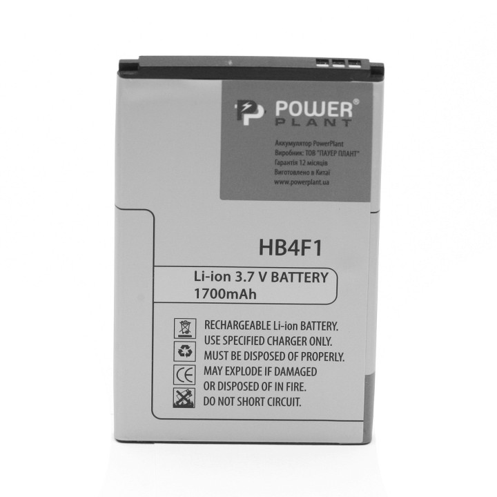 Акумулятор PowerPlant HB4F1 для Huawei C8600 1700mAh
