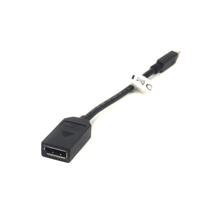 Кабель-перехідник PowerPlant mini DisplayPort (Thunderbolt) M — DisplayPort F, 0.2 м