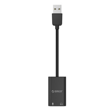 Внешняя звуковая карта ORICO SKT2-BK USB, Black