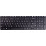 Клавіатура для ноутбука HP 450 G3, 470 G3 чорний фрейм, Black
