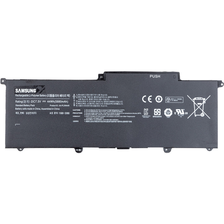 Акумулятор для ноутбуків SAMSUNG 900X3B (AA-PLXN4AR) 7.5V 5880mAh (original)