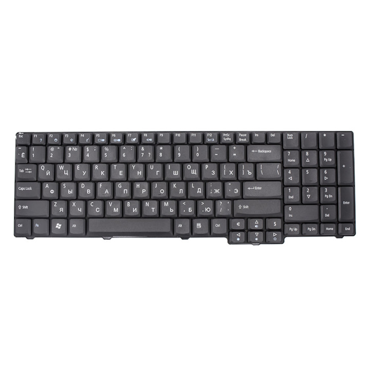 Клавіатура для ноутбука ACER Aspire 6530, eMachines E528 без фрейма, Black