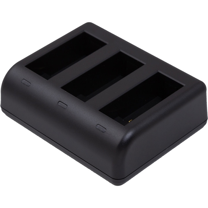 Зарядное устройство для PowerPlant для GoPro BC-GP9C для трех аккумуляторов, Black