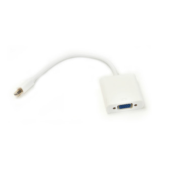 Кабель-переходник PowerPlant Mini DisplayPort - VGA 0.15м, White