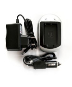 Зарядний пристрій PowerPlant для Panasonic CGA-DU07, CGA-DU14, CGA-DU21, VBD210, Gray
