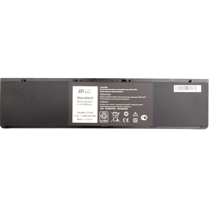 Аккумулятор PowerPlant DL7440PK для ноутбука DELL Latitude E7440 Series 7.4V 4500mAh