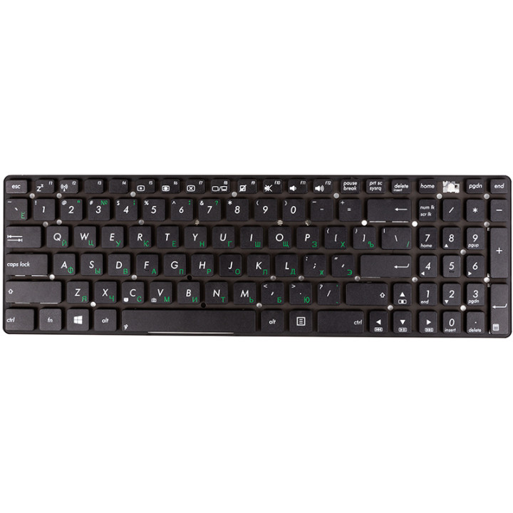 Клавіатура для ноутбука ASUS K55, K55V, K55X, Black