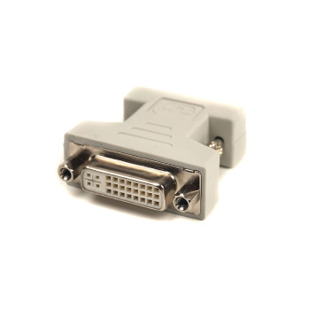 Перехідник PowerPlant VGA M - DVI F, White