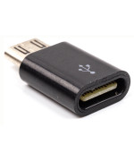 Адаптер PowerPlant USB Type-C (F) - microUSB (M)