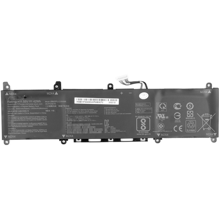 Акумулятор для ноутбуків ASUS VivoBook S13 (C31N1806) 11.55V 3640mAh (original)
