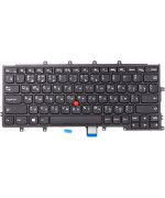 Клавіатура для ноутбука LENOVO Thinkpad X230s, X240 чорний фрейм, Black