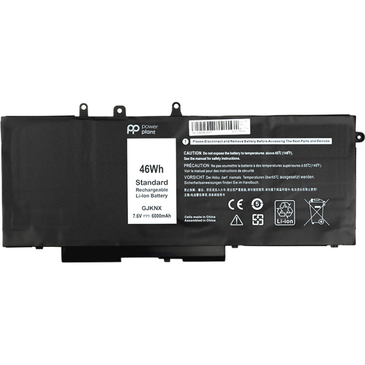 Аккумулятор PowerPlant GJKNX для ноутбуков DELL Latitude E5580 7.6V 6000mAh