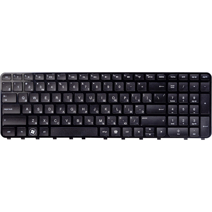 Клавіатура для ноутбука HP Envy/Pavilion M6-1000, M6-1045DX чорний фрейм, Black