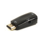 Переходник PowerPlant HDMI - VGA + Audio с аудио кабелем 0.5м, Black